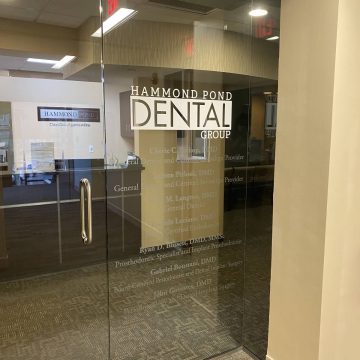 Hammond Pond Dental entrance